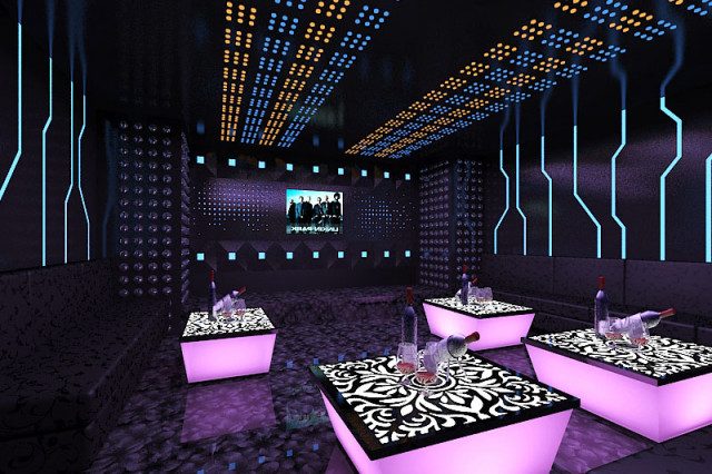 Mẫu thiết kế phòng hát karaoke minibar