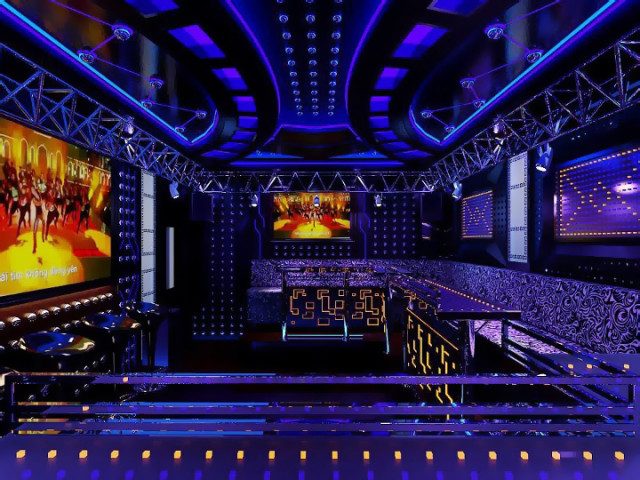 Mẫu thiết kế phòng hát karaoke minibar