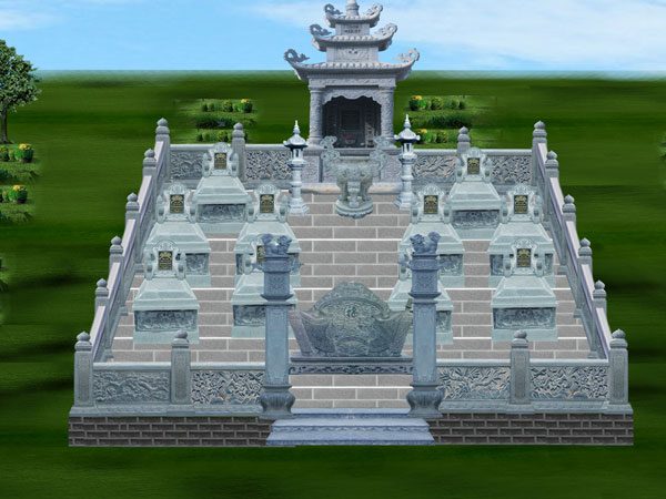 Thiết kế thi công lăng mộ tại Thanh Hóa