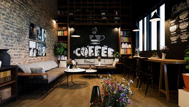 ý tưởng thiết kế thi công quán cafe tại nghệ an hà tĩnh