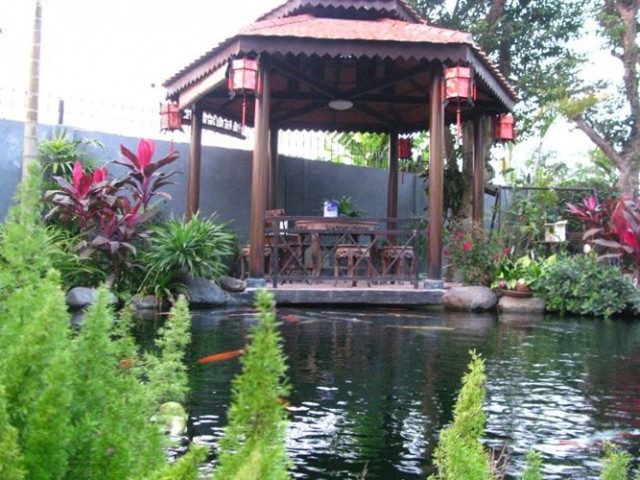 Thiết kế thi công chòi nghỉ sân vườn tại Nghệ An Hà Tĩnh