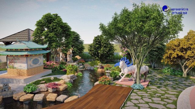 Thiết kế thi công cảnh quan sân vườn tại Thanh Hóa