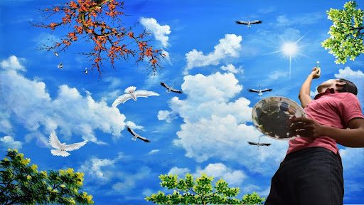 Vẽ trần mây tại Nam Định tỉ mỉ, chất lượng, giá thành hợp lý
