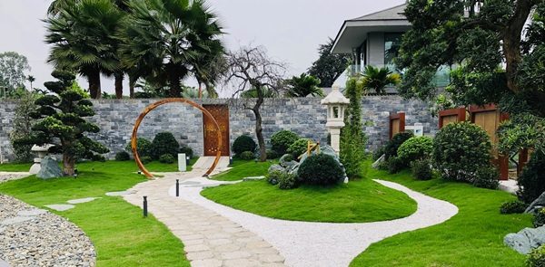 Dịch vụ thiết kế thi công sân vườn biệt thự tại Duy Quang Art