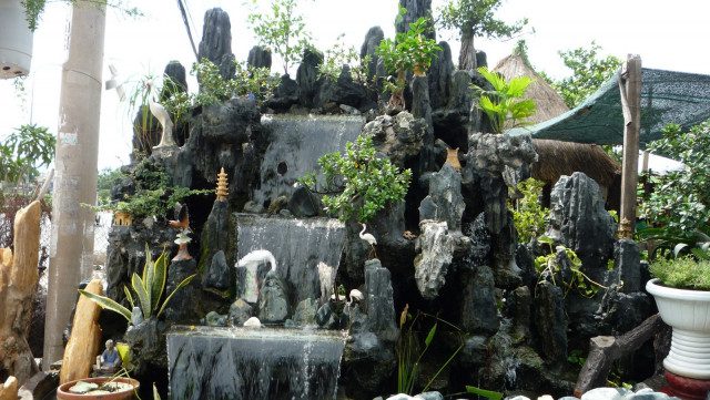 Thi công tiểu cảnh hòn non bộ tại Nghệ An 4