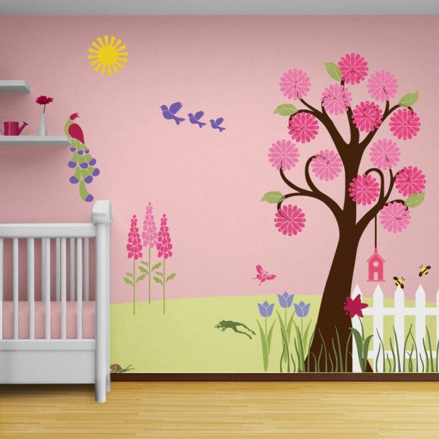 Vẽ tranh tường phòng bé tại hà tĩnh