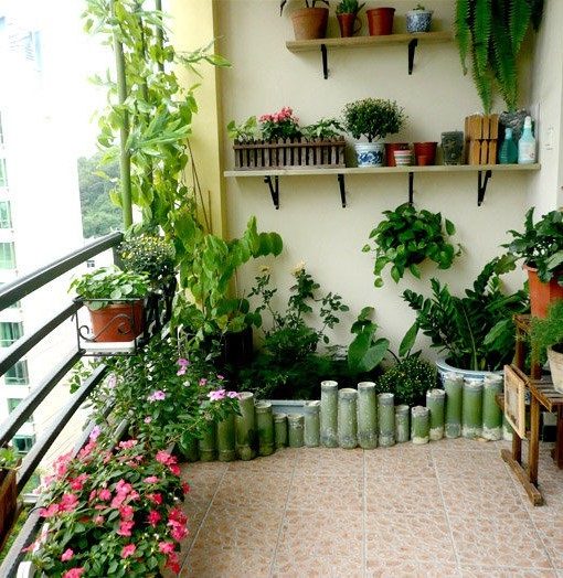 thiết kế thi công tiểu cảnh ban công ở nghệ an hà tĩnh 6