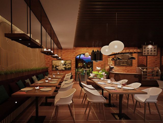 thiết kế thi công tiểu cảnh khách sạn tại vinh nghệ an hà tĩnh 3