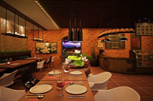 thiết kế thi công tiểu cảnh khách sạn tại vinh nghệ an hà tĩnh 4