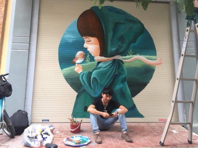 Thợ vẽ tranh tường tại Thái Bình đẹp uy tín