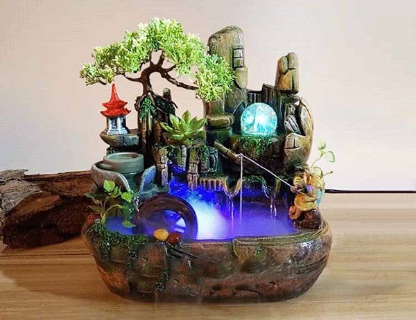 Hòn non bộ mini thác nước