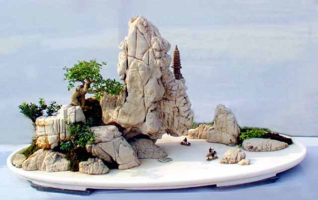 Hòn non bộ mini để bàn