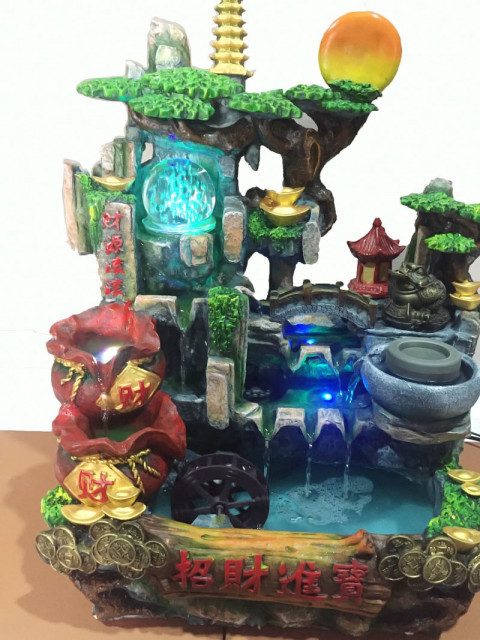 Hòn non bộ mini nuôi cá để bàn