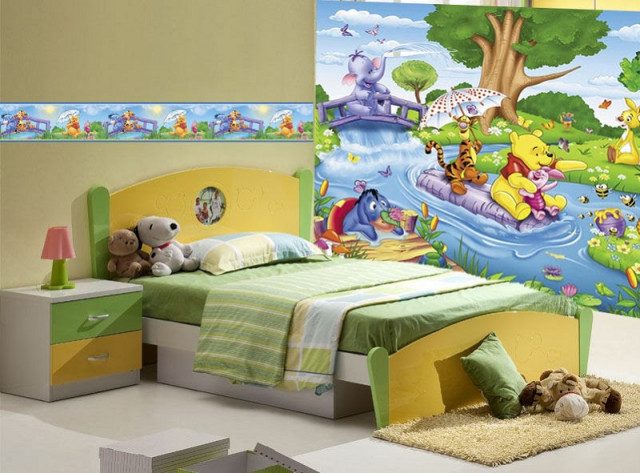 vẽ tranh tường phòng cho bé