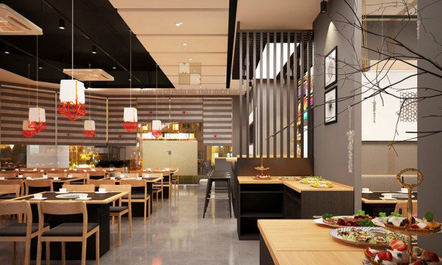 thiết kế và thi công nội thất nhà hàng quán ăn tại Nghệ An Hà Tĩnh