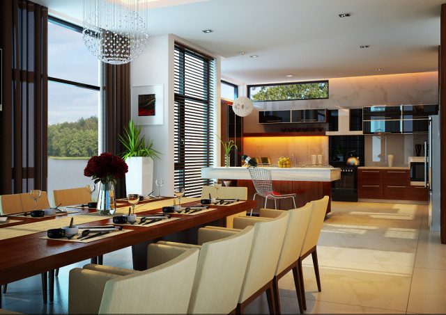 thiết kế phòng ăn tại Nghệ An Hà Tĩnh