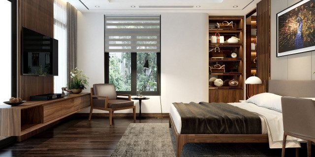 thiết kế và thi công nội thất phòng ngủ tại Nghệ an Hà Tĩnh
