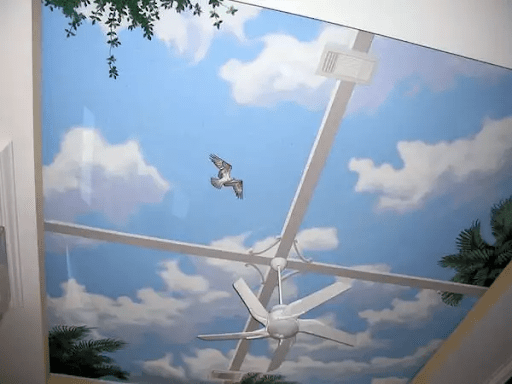 Dịch vụ vẽ trần mây tại Hà Nội rẻ đẹp chuyên nghiệp nhất