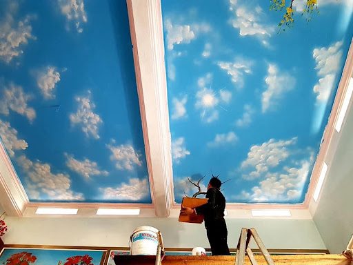 Dịch vụ vẽ trần mây tại Tuyên Quang giá rẻ, uy tín và chất lượng