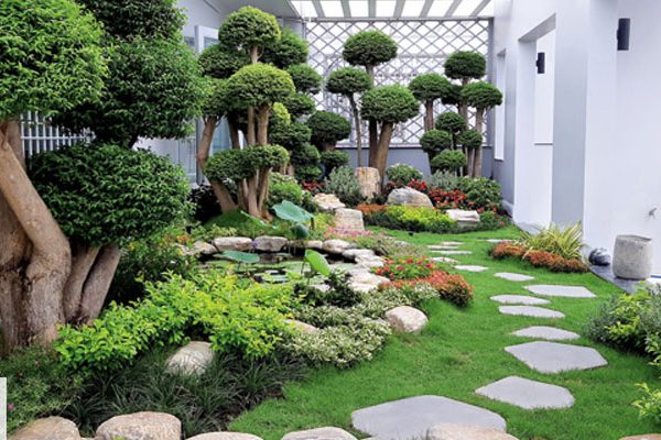 Thiết kế sân vườn đẹp