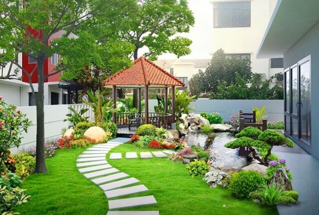 Dịch Vụ Thiết Kế Thi Công Sân Vườn Tại Hà Tĩnh