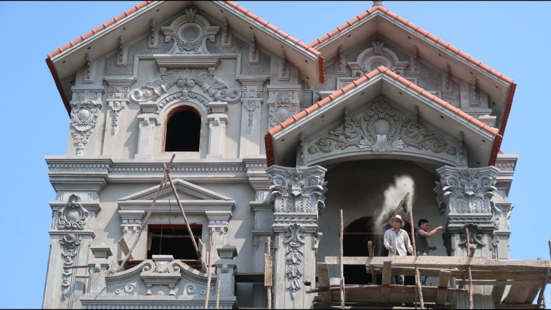 Dịch Vụ Đắp Phù Điêu Hoa Văn Tại Hải Dương Chuyên Nghiệp