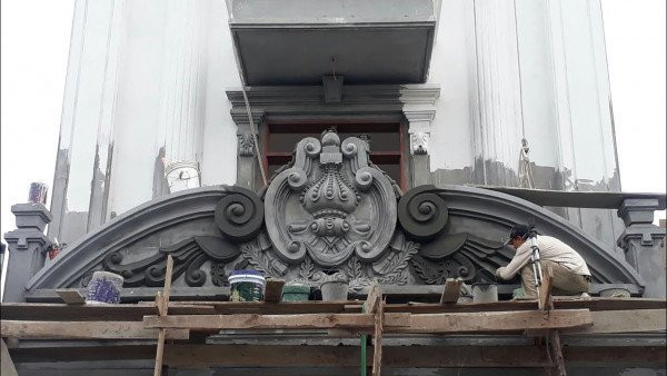 Đắp Phù Điêu Hoa Văn Tại Hải Phòng